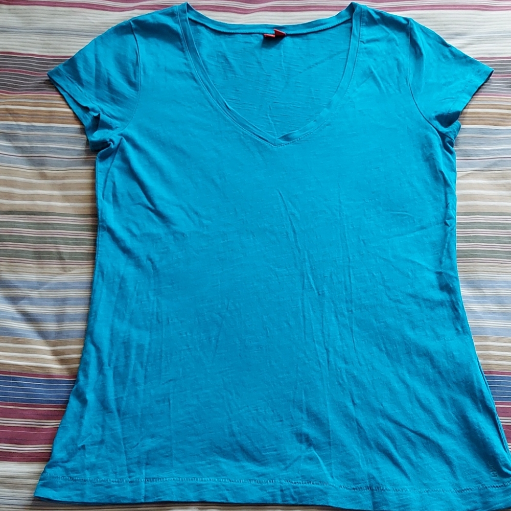 Esprit V-Neck T-shirt Large